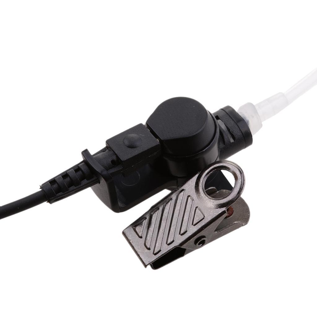 Acoustic Air Tube Headset/Earpiece Mic For Radio