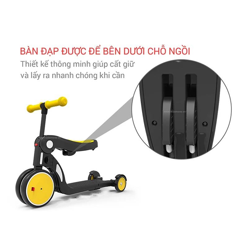 Xe scooter Freekids có tay đẩy tiện lợi 2020 5in1