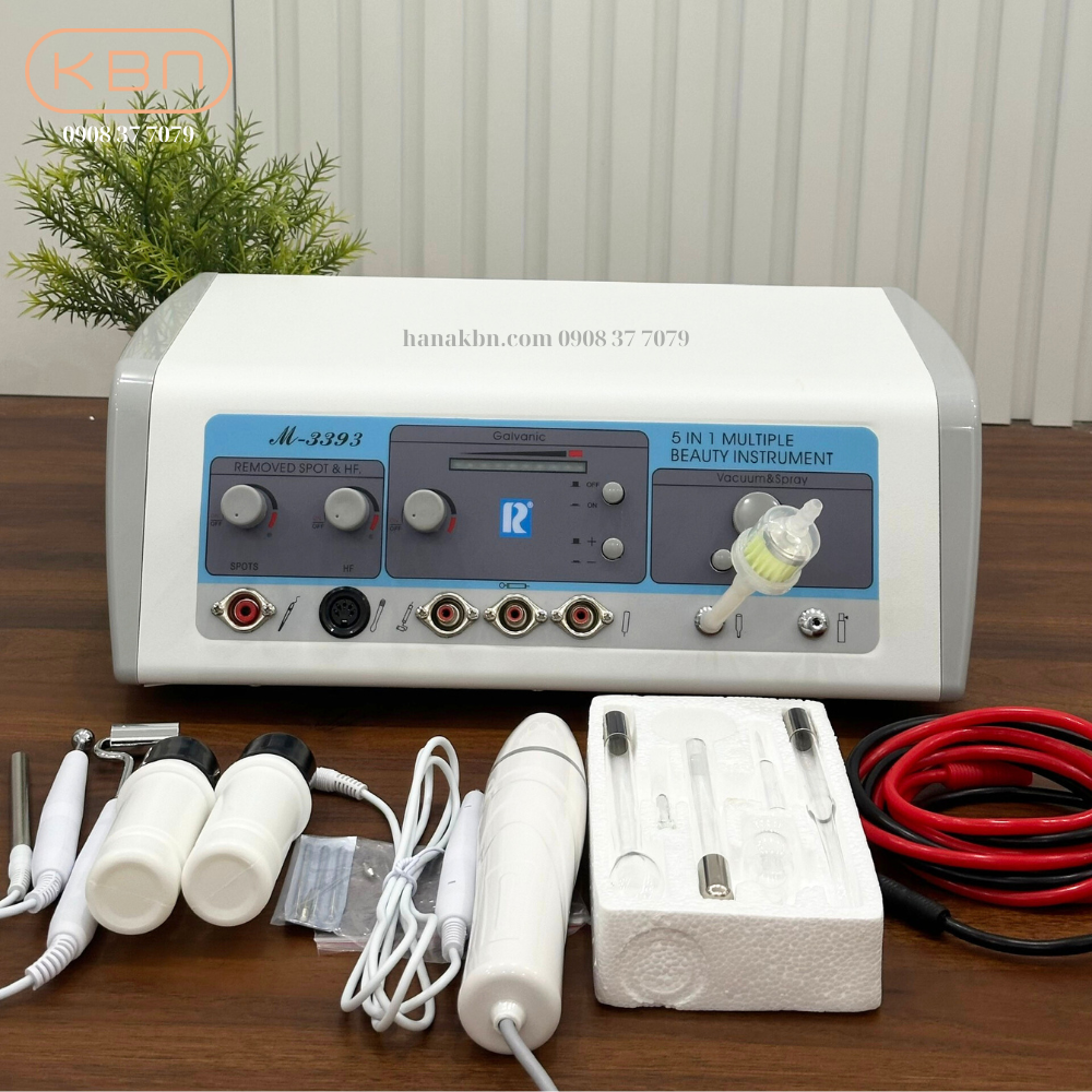 MÁY ĐA NĂNG CHĂM SÓC DA 5IN1: M-3393 - Hàng Chính Hãng - Bảo Hành 6 tháng