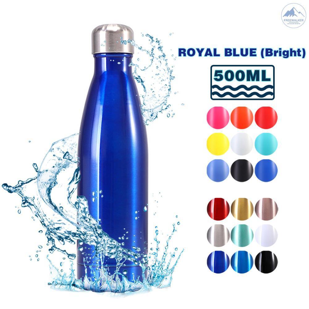 Bình Đựng Nước Giữ Nhiệt 500ml 12 Tiếng Bằng Thép Không Gỉ Có Thể Tái Sử Dụng