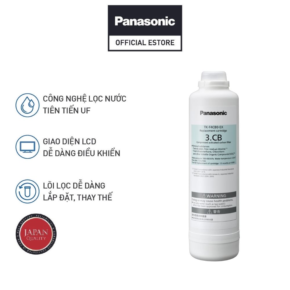 Lõi lọc CB của máy lọc nước âm tủ Panasonic TK-CB430-ZEX– Hàng chính hãng