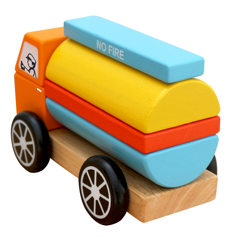 Mô hình Bộ lắp ráp xe bồn - Đồ chơi gỗ Winwintoys