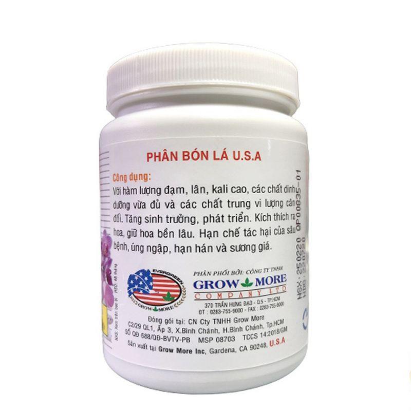 Phân Bón Lá Grow More NPK 20-20-20+TE Orchid Chuyên cho Lan, cây cảnh