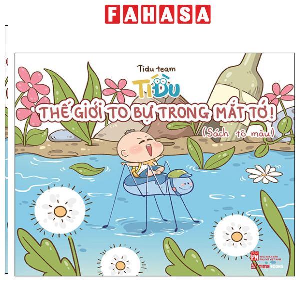 Sách - Tí Đù - Thế Giới To Bự Trong Mắt Tớ! - Sách Tô Màu