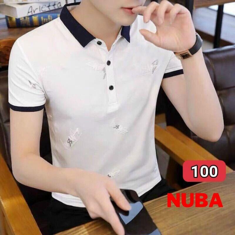 Áo thun cổ bẻ polo thấm hút mồ hôi,áo phông đẹp giá rẻ NUBA 100