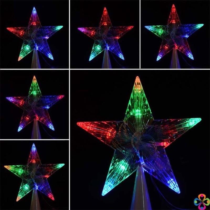 Ngôi Sao Led 20cm - trang trí cây thông giáng sinh, Noel