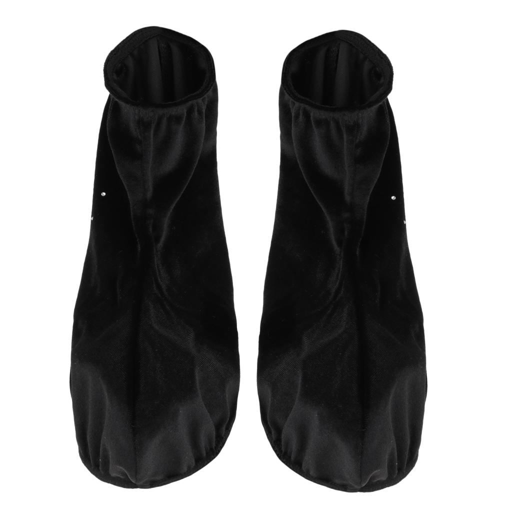 1 Pair Universal Soft Velvet Figure Ice Skating Boot Covers Protector Overshoes For Women Men
