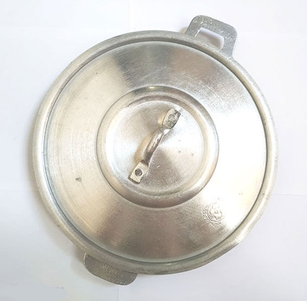 Bộ 2 Chảo Gang Có Nắp Làm Bánh Xèo Quảng, Chiên Trứng, Bánh Rán Chống Bể
