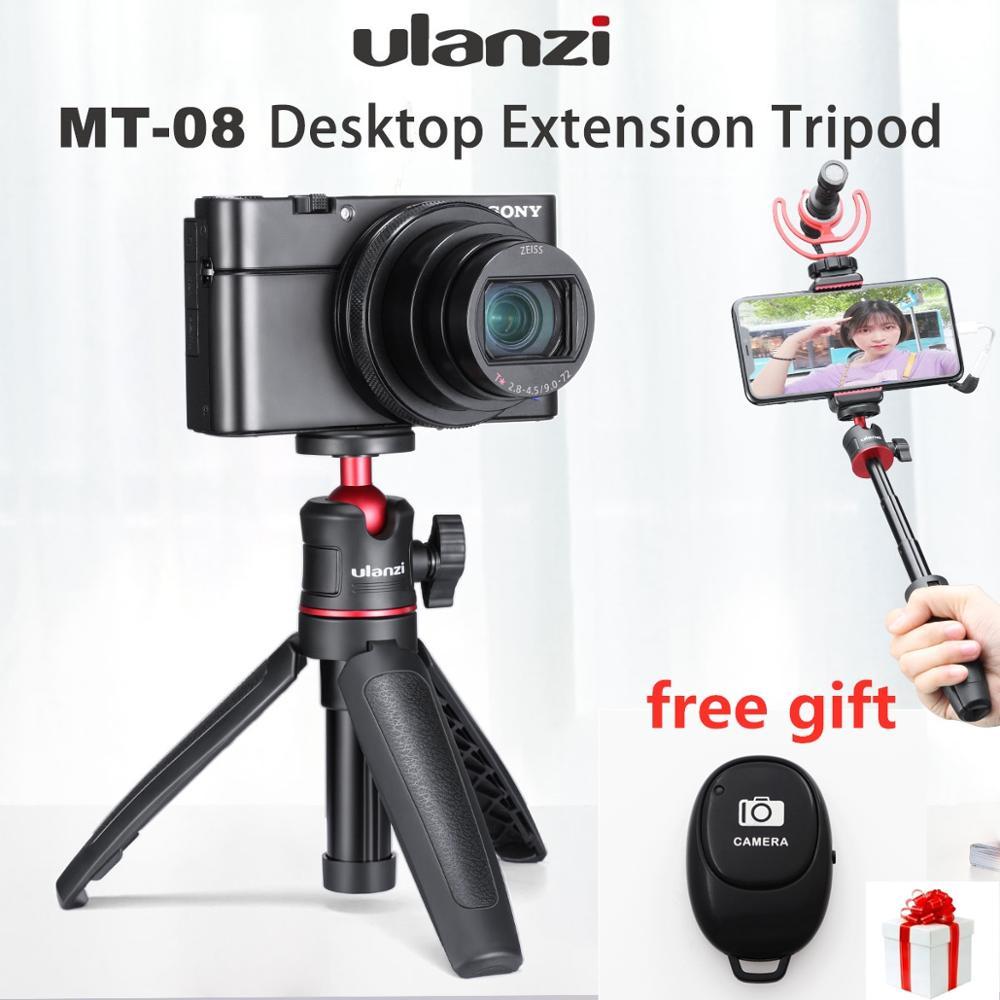 Ulanzi MT-08 Mở rộng Pole Mini Mini Monopod Mount Tay cầm tay cầm cho điện thoại