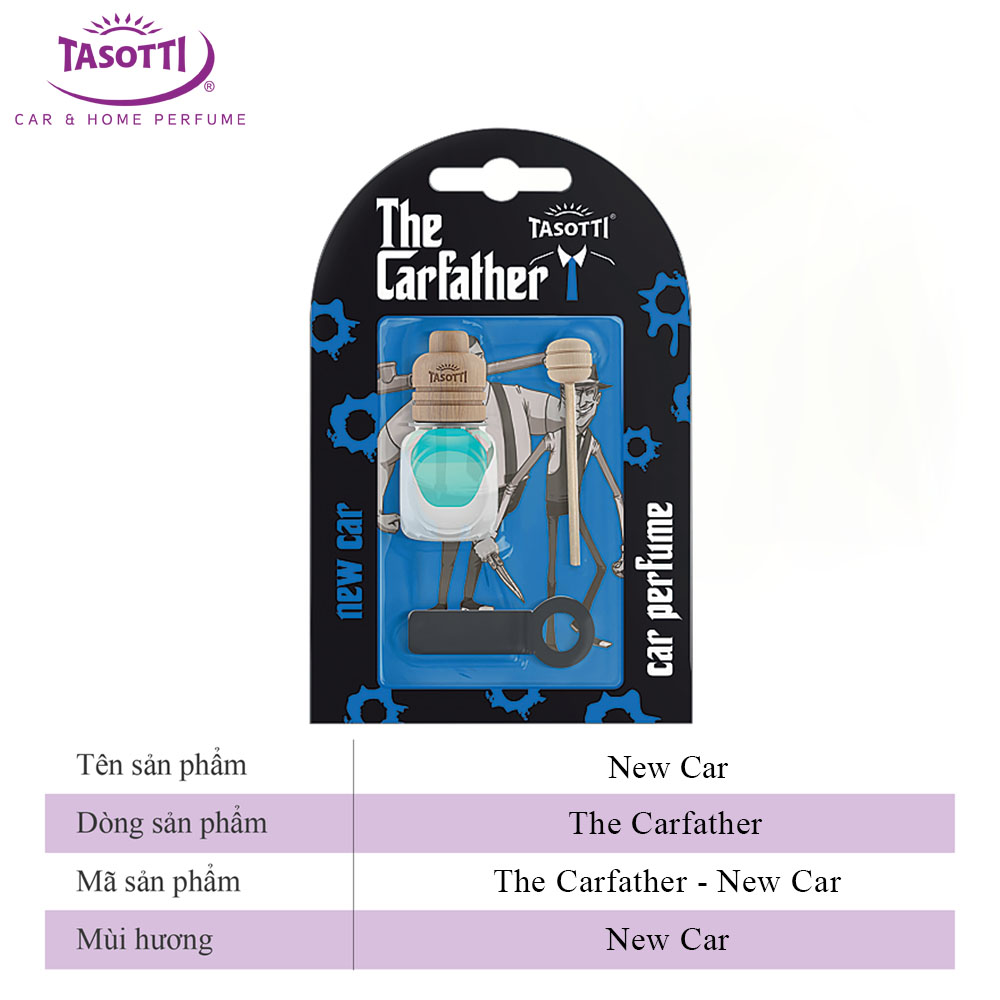 Nước hoa khử mùi ô tô TASOTTI THE CARFATHER nhiều mùi hương nhập khẩu cao cấp từ châu Âu 7ml