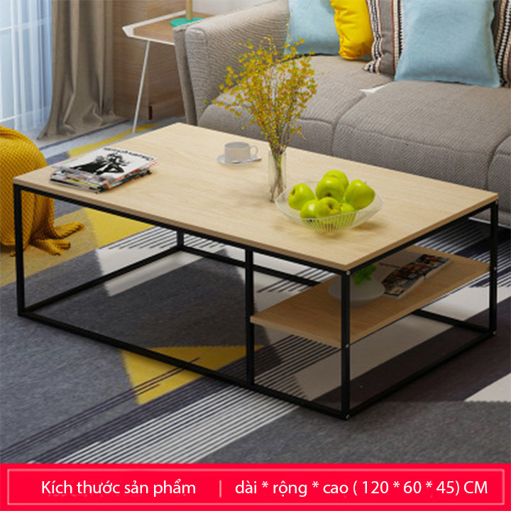 Bàn trà hình chữ nhật, bàn sofa BAT001