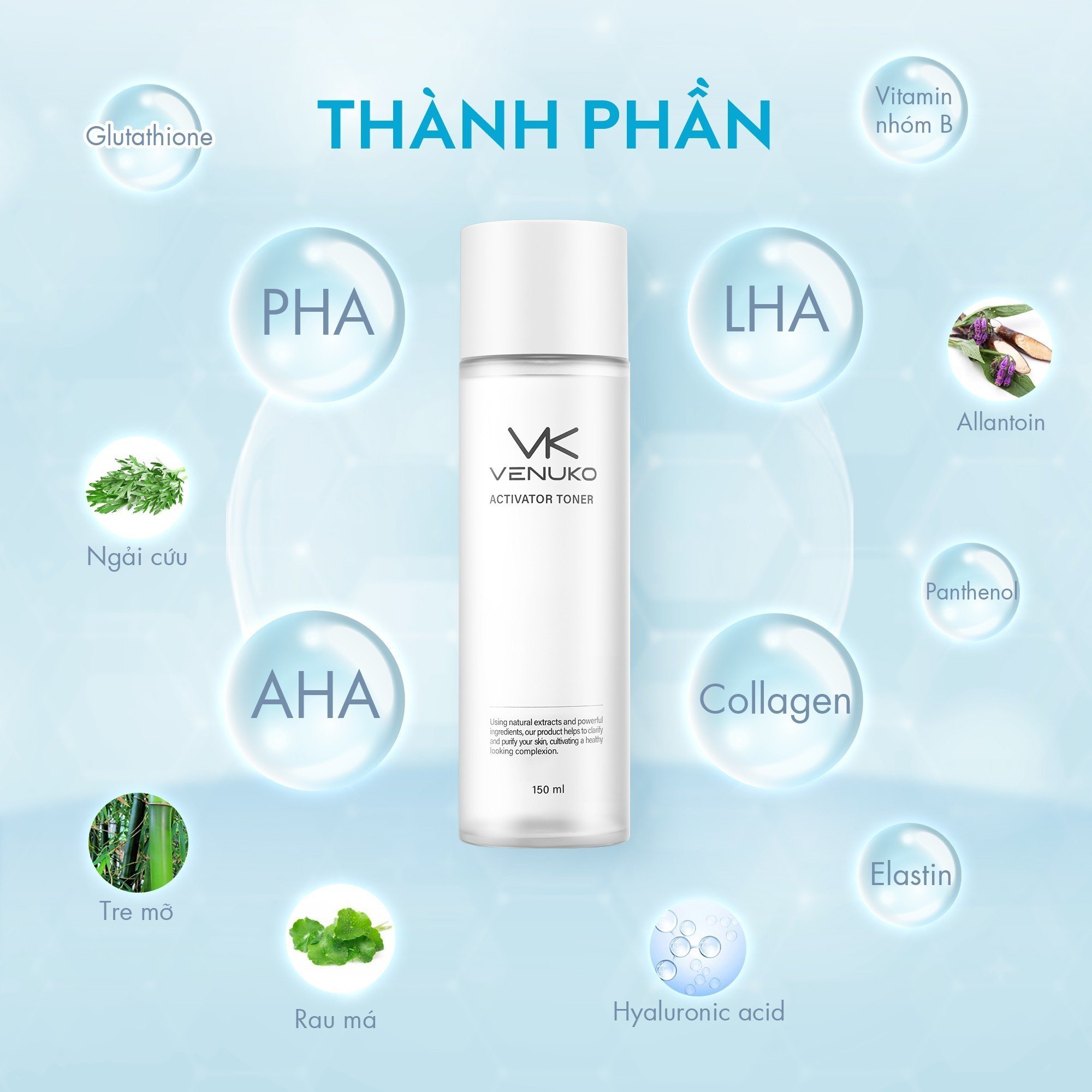 Nước Cân Bằng Da Venuko Activator Toner