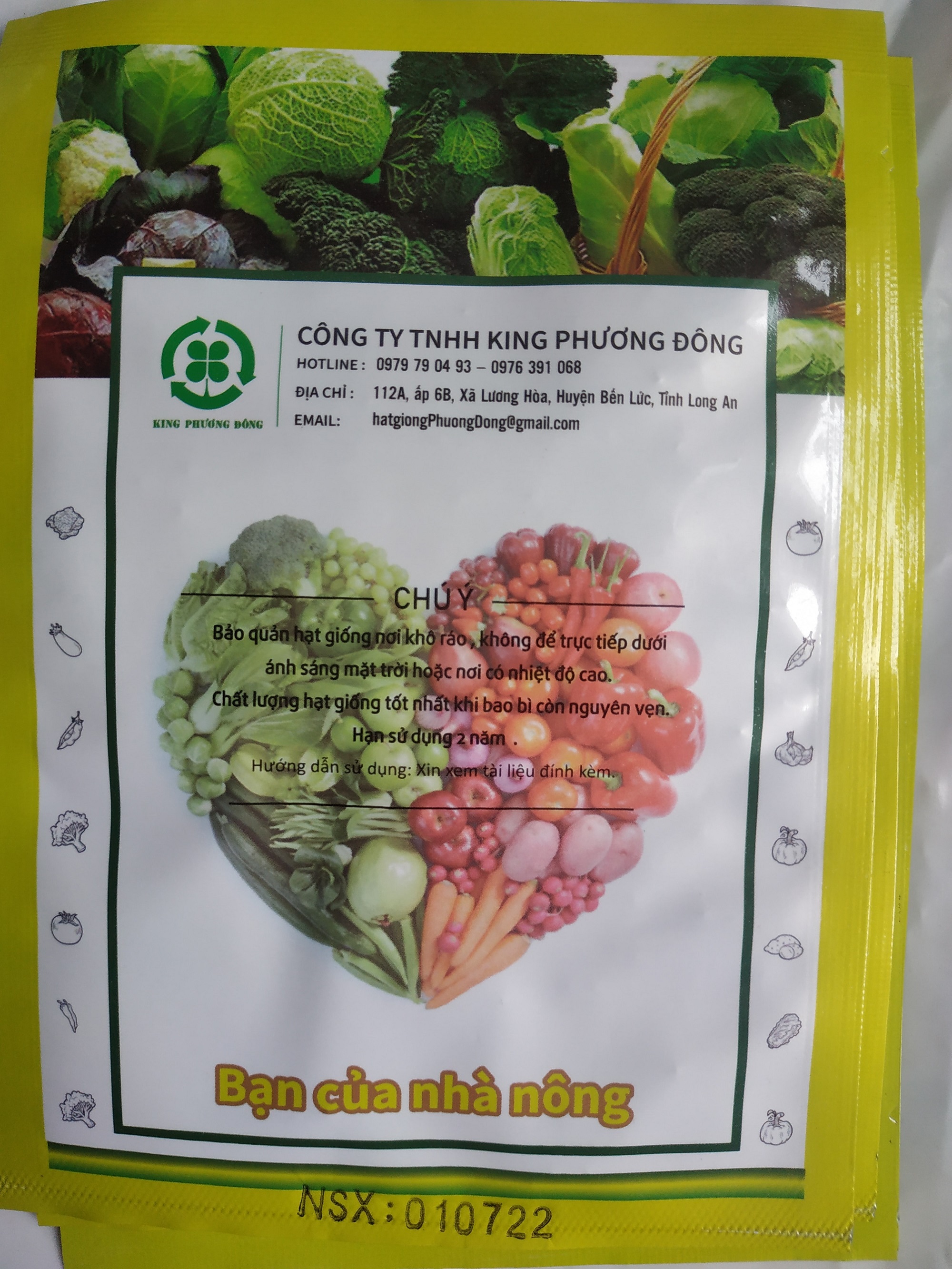 Hạt giống CẢI RỔ - gói 5 gram