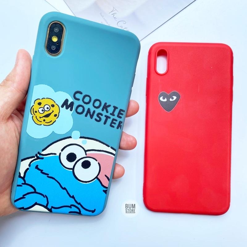 Ốp Lưng Dẻo Trơn Nhiều Hoạ Tiết Cho Iphone Xs Max / Xs / X / 8 Plus / 7 Plus