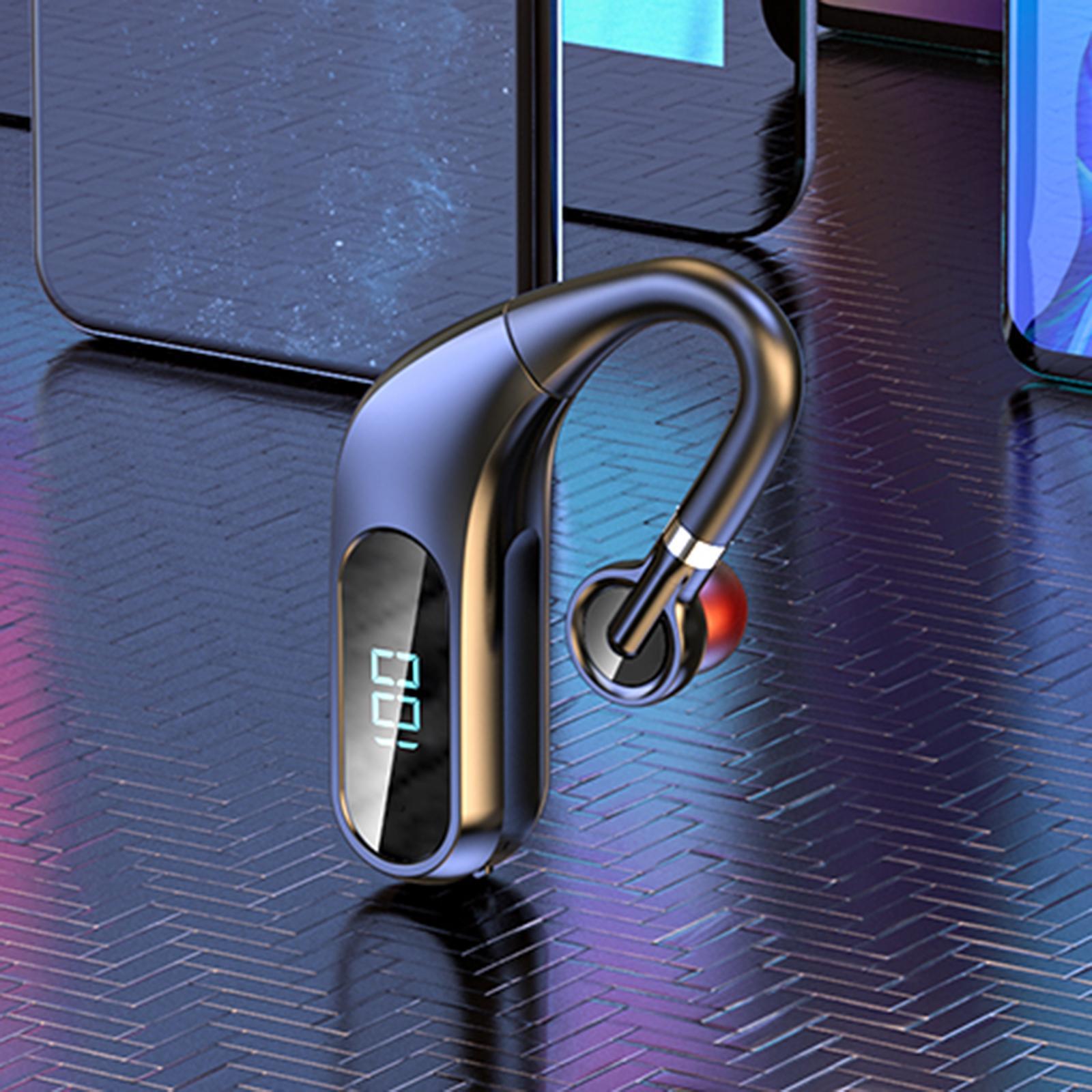 Bluetooth Headset Earpiece V5.0 Hands Calling Noise Cancelling