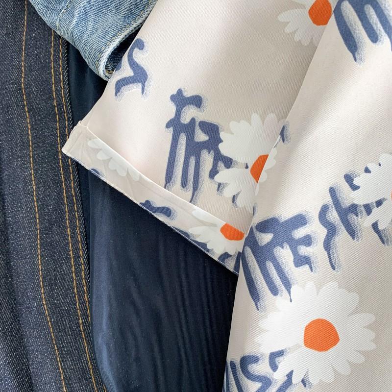 Áo Sơ Mi Nam Tay Ngắn Dáng Rộng In Hình Hoa Cúc Thời Trang