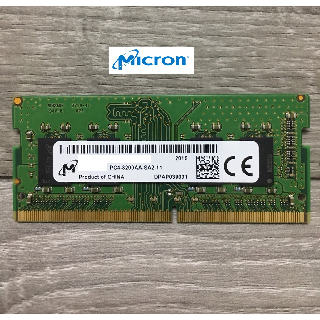 RAM Laptop DDR4 Micron 8GB Bus 3200 SODIMM - Hàng Nhập Khẩu