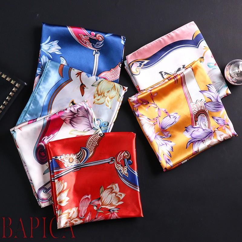 Khăn bandana choàng cổ làm áo turban lụa vuông 90x90,khăn bandana đội đầu C12