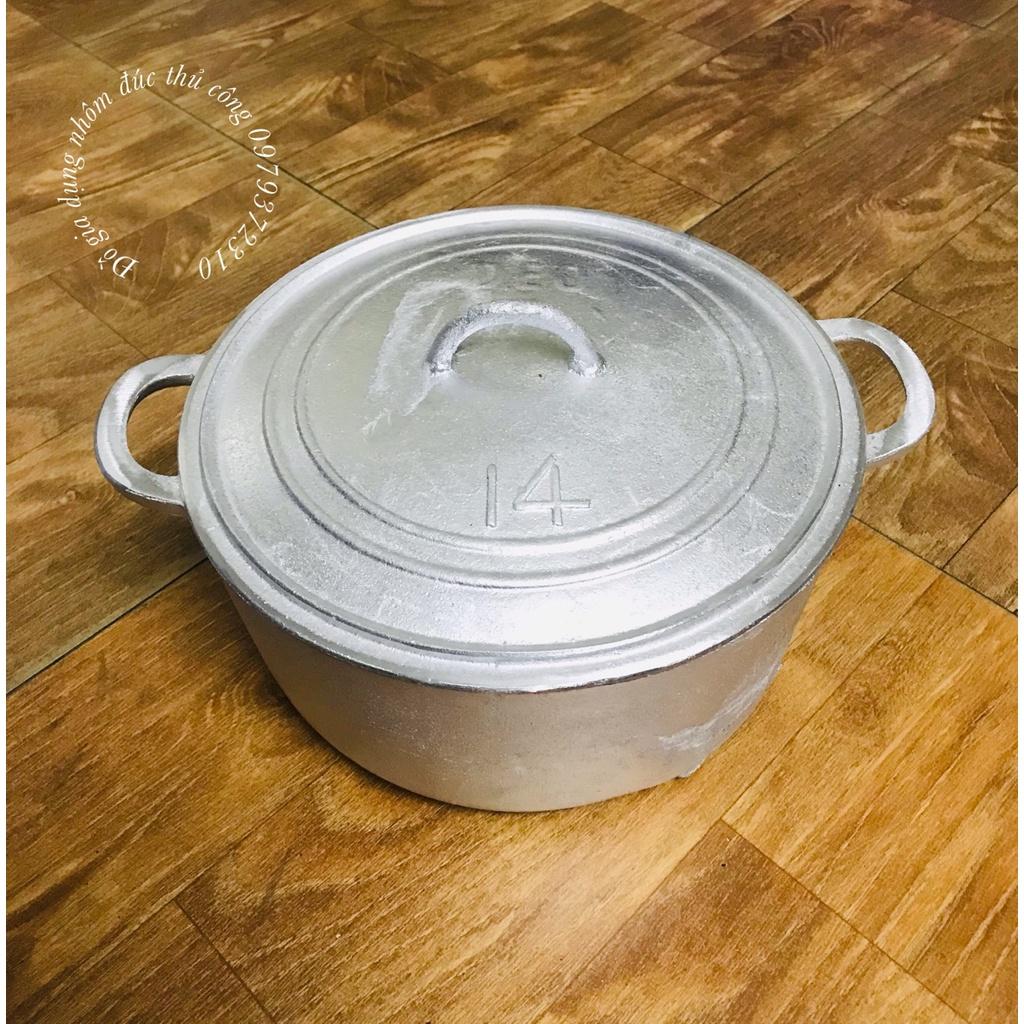 Nồi gang nấu cơm cháy đúc thủ công làng nghề số 14