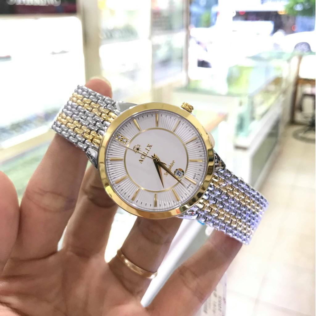 Đồng hồ Sunrise AOLIX 9141G full hộp chính hãng, kính sapphire chống xước, chống nước tố