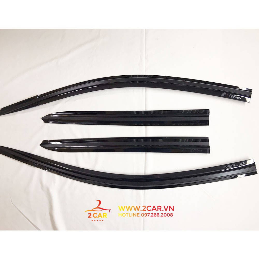 Vè Che Mưa Xe Hyundai Tucson 2016- 2017- 2018- 2019- 2020- 2021, nhựa đen cao cấp