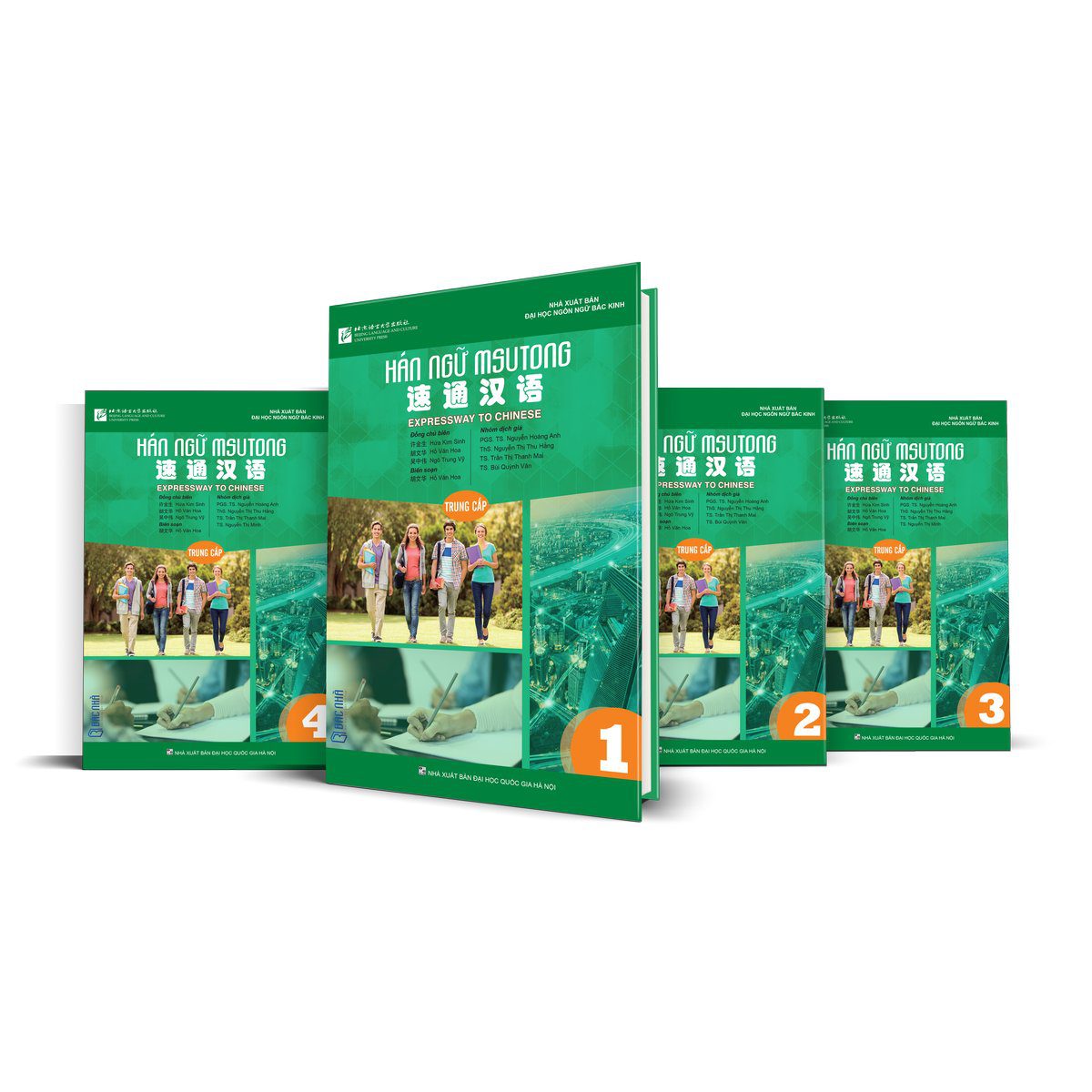 Combo sách giáo trình Hán ngữ MSUTONG trung cấp