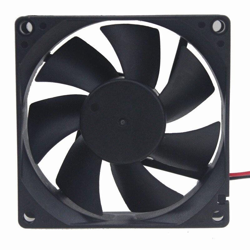 Gdstime 1 Pcs 11V Dual Ball Bearing Brushless DC PC CPU Cooling Fan 80mm x 11mm 1Pin 0.1A 1800RPM 80x80x11mm