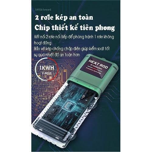 Sưởi bể cá PTC cảm ứng IH thông minh 5G