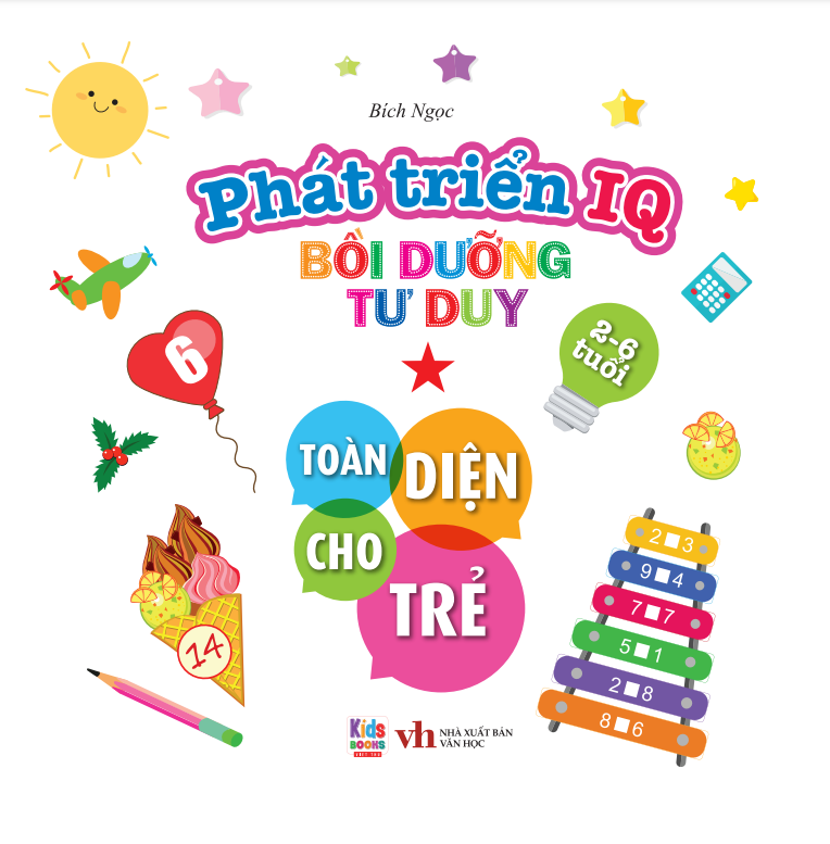 Sách - Phát Triển IQ Bồi Dưỡng Tư Duy Toàn Diện Cho Trẻ từ 2-6 Tuổi - Tập 1