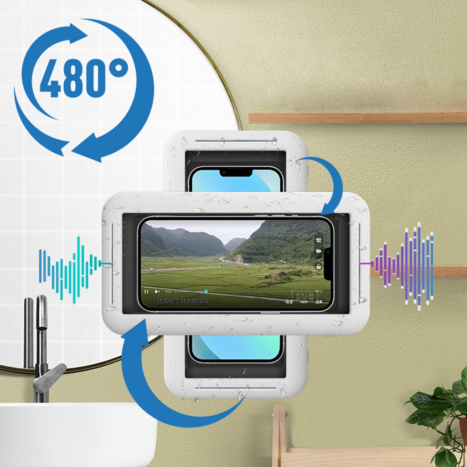 Waterproof Case Cover Sealing Phone Holder for Bathroom Shower Cooking