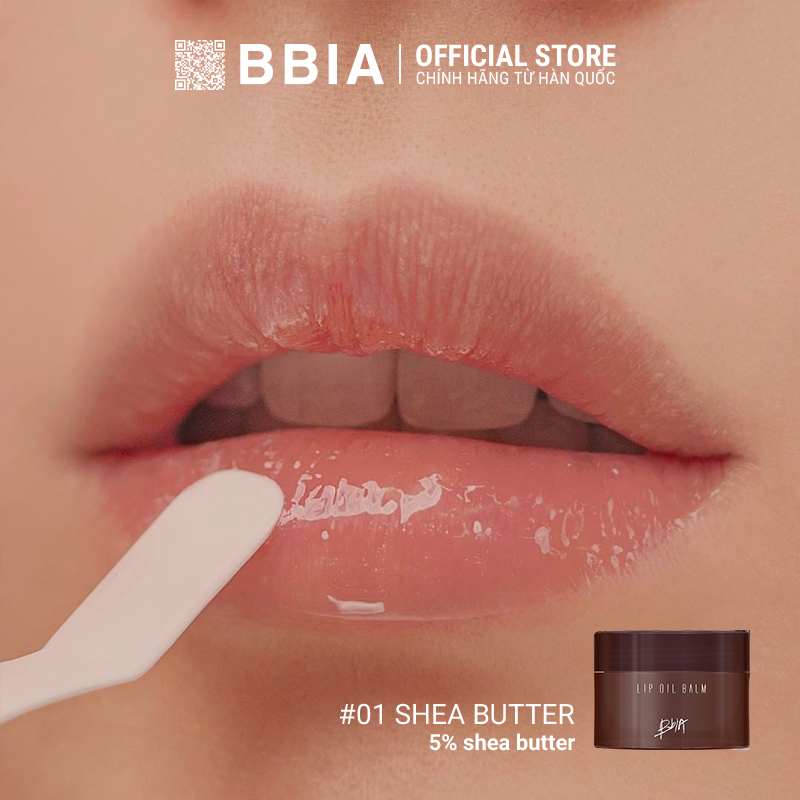 Sáp dưỡng môi Bbia Lip Oil Balm – #01 Shea Butter