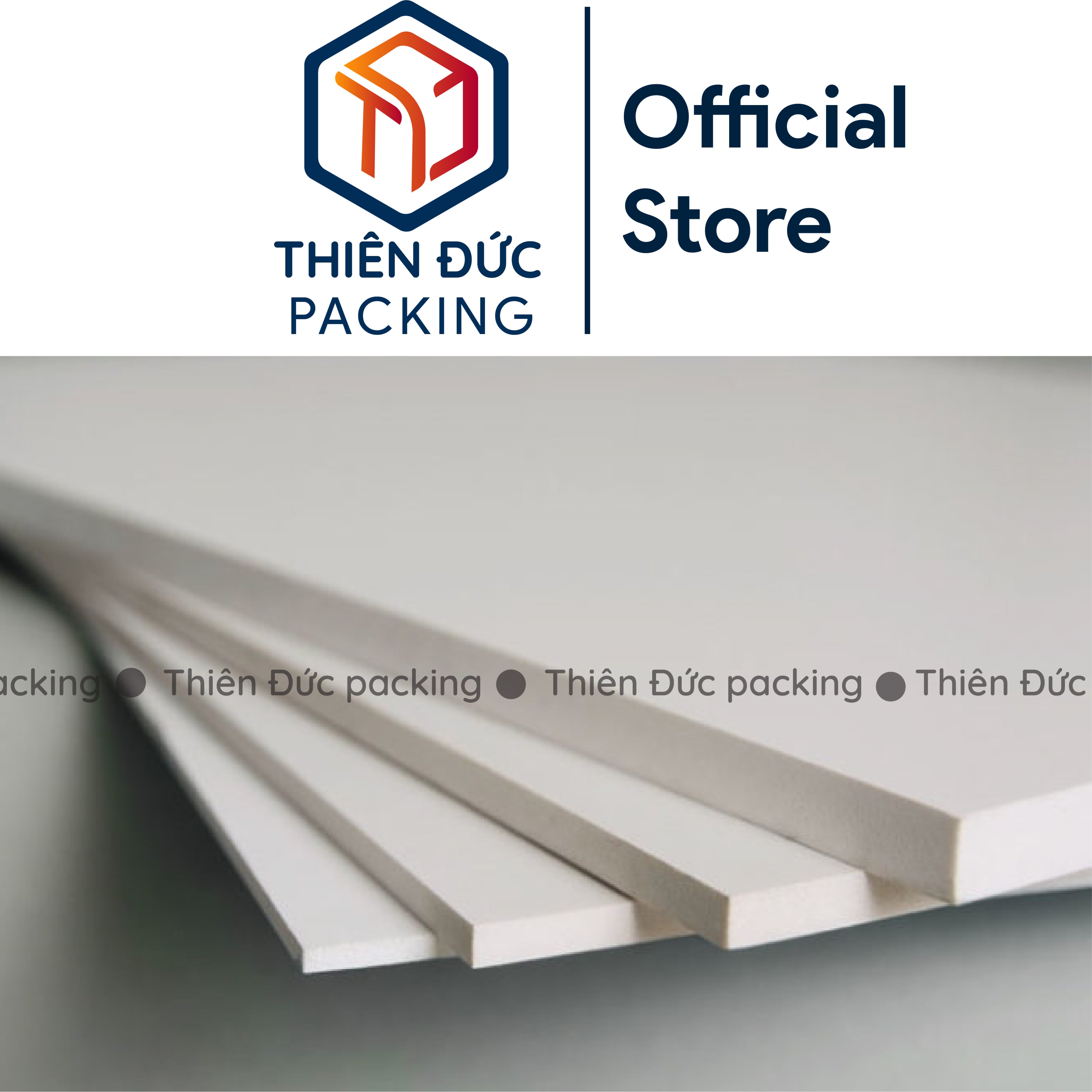 Tấm Bìa FOMEX Trắng Dày 10mm Kích Thước 30x40cm Làm Mô Hình Kiến Trúc, Decal, Tranh, Kệ Tủ Handmade..