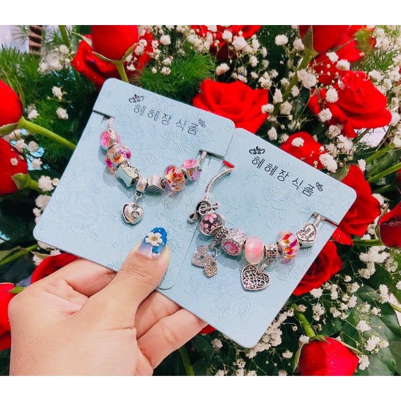 Lắc tay thời trang nữ mix charm
