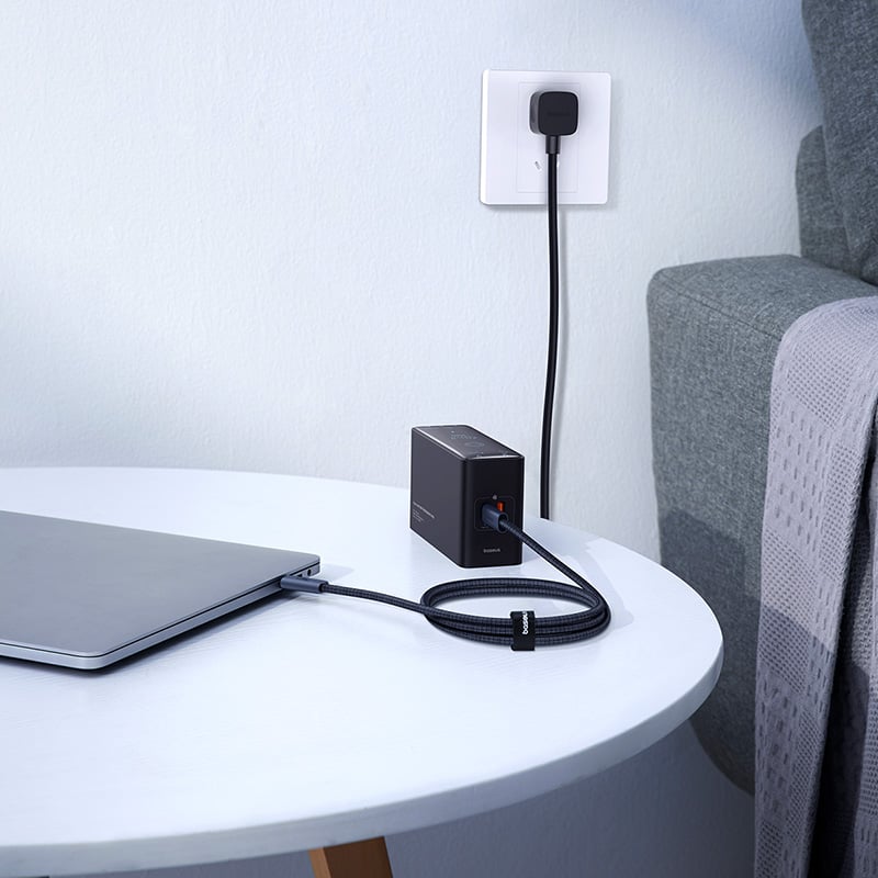 Cáp C to C xuất Video Baseus Flash Series 2 USB4 Full Featured Data Cable 40Gbps 240W 8K/60Hz - Hàng chính hãng