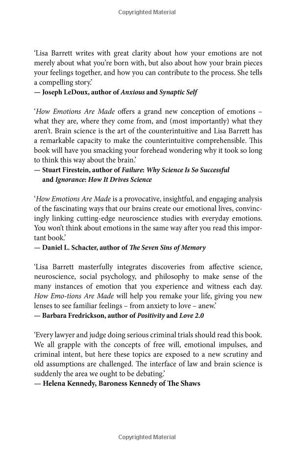 How Emotions Are Made: The Secret Life of the Brain (Paperback)