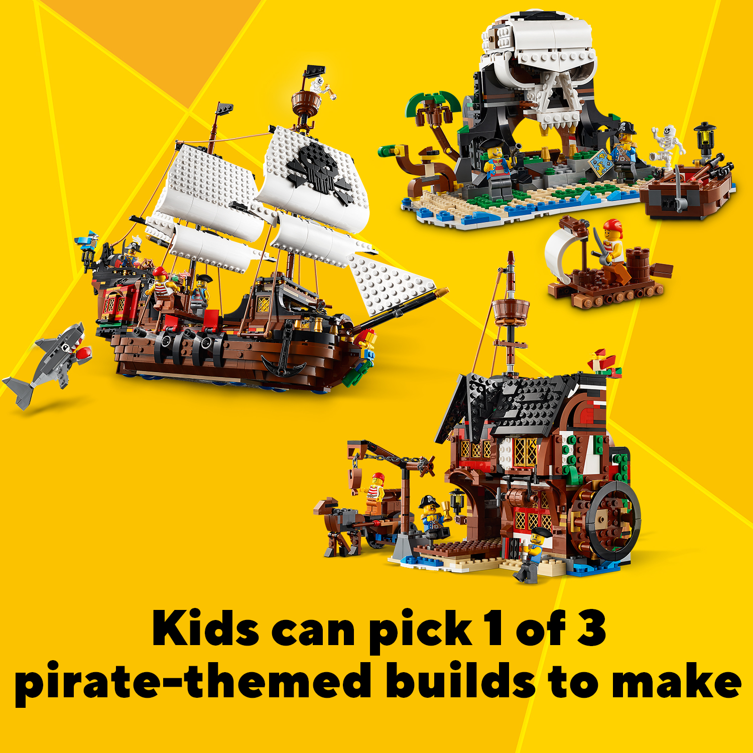 Đồ chơi lắp ráp LEGO CREATOR Tàu cướp biển 31109