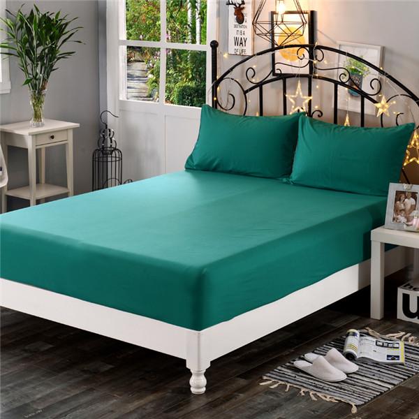 1Pc 100% Polyester Chắc Chắn Bọc Nệm Ga 4 Góc Thun Có Trang Bị Tấm Áo Gối Trang Bị Giường