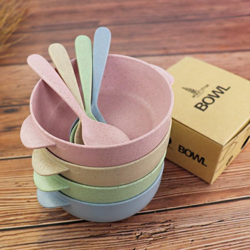 Chén Ăn Dặm Kèm Muỗng An Toàn Cho Bé