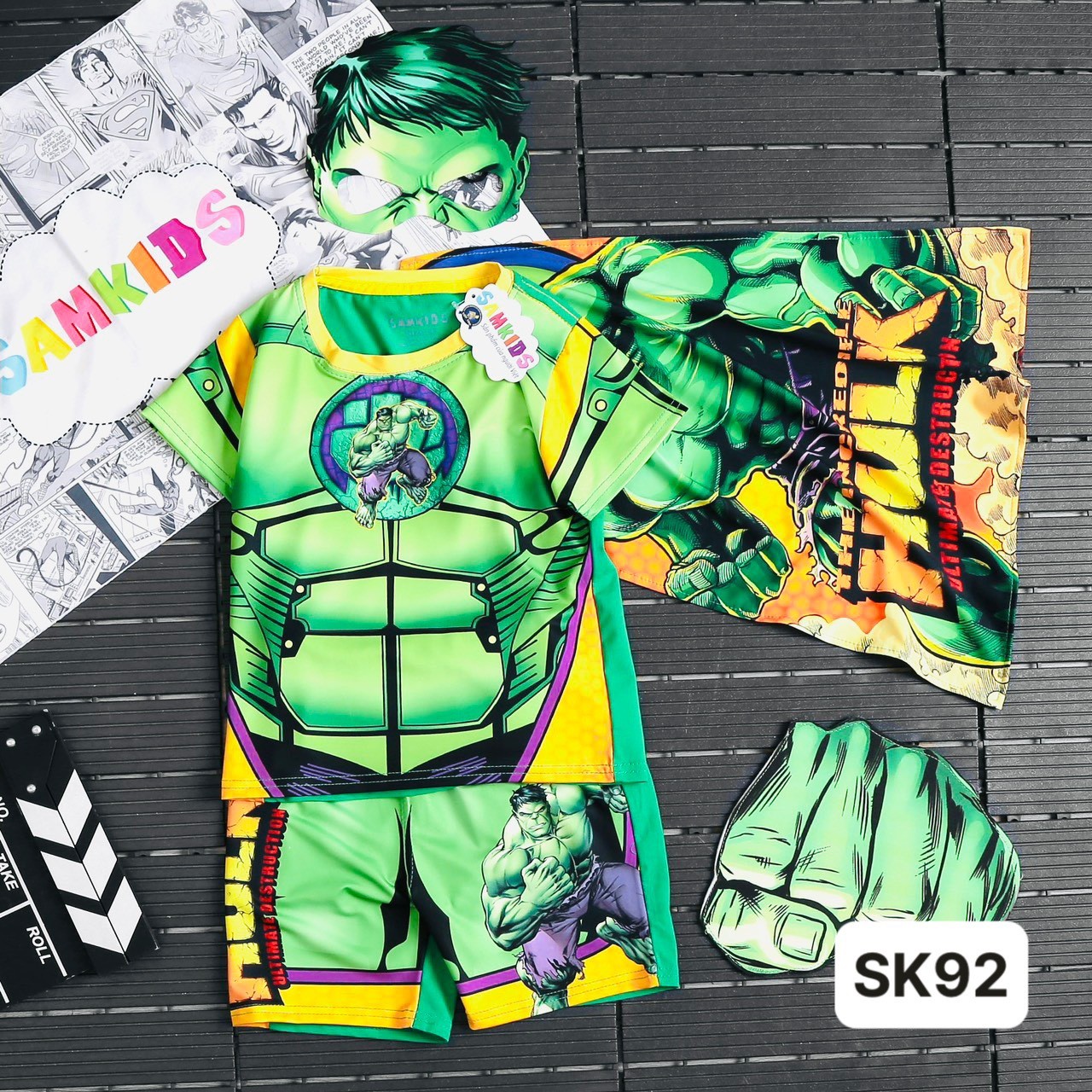 Bộ quần áo các Siêu Anh Hùng 2023 - hàng Samkids - SAH23