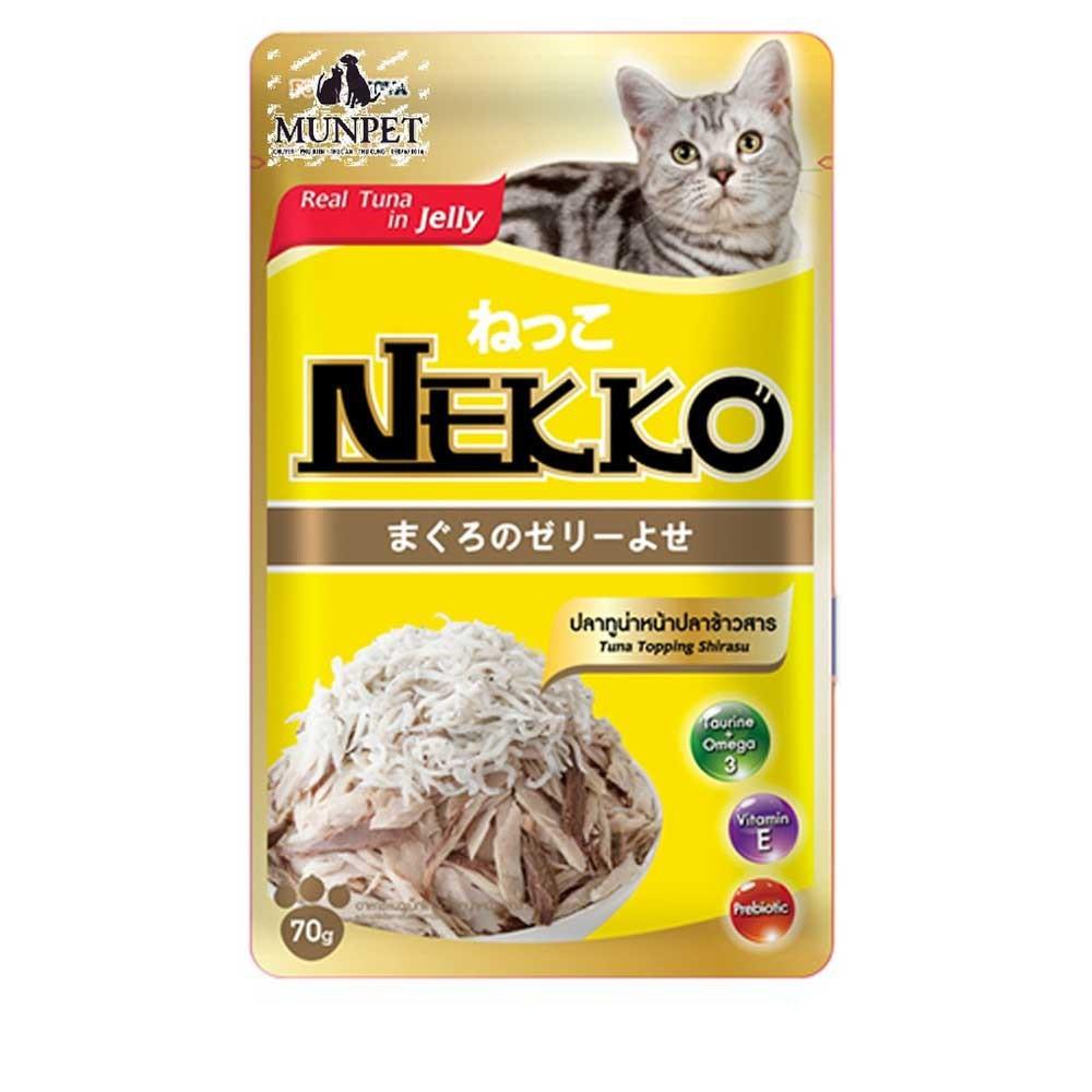 PATE CHO MÈO NEKKO JELLY ĐỦ VỊ 70G - THÁI LAN