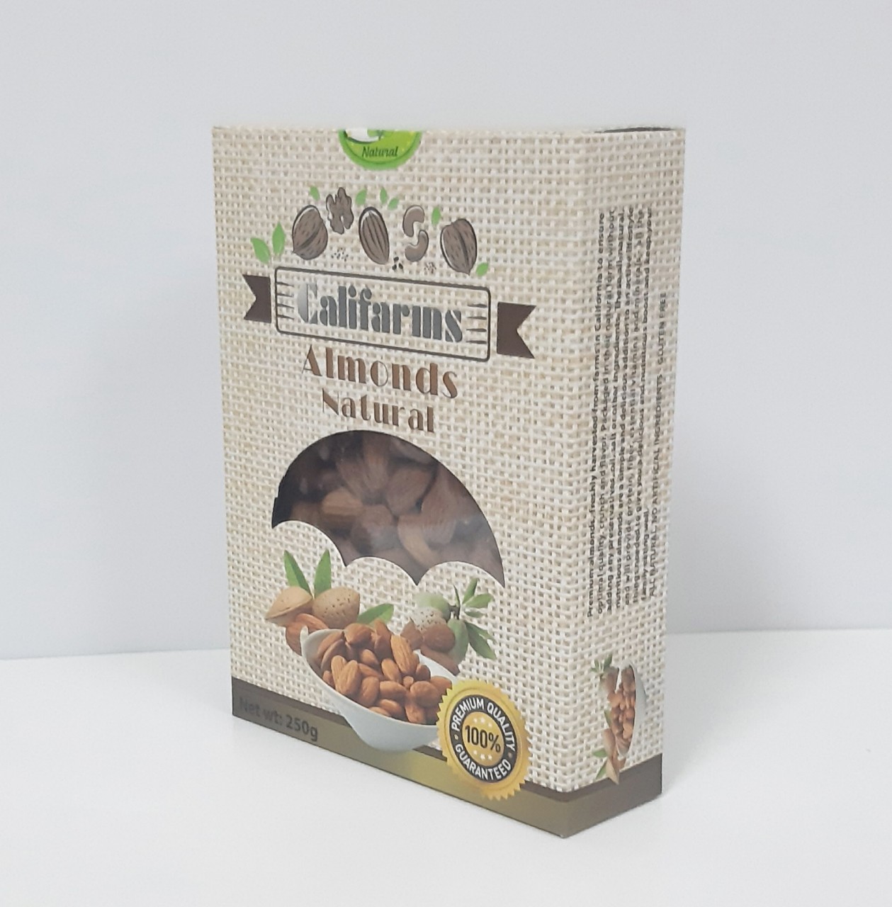 Hạnh Nhân Không Vỏ Califarms 250g
