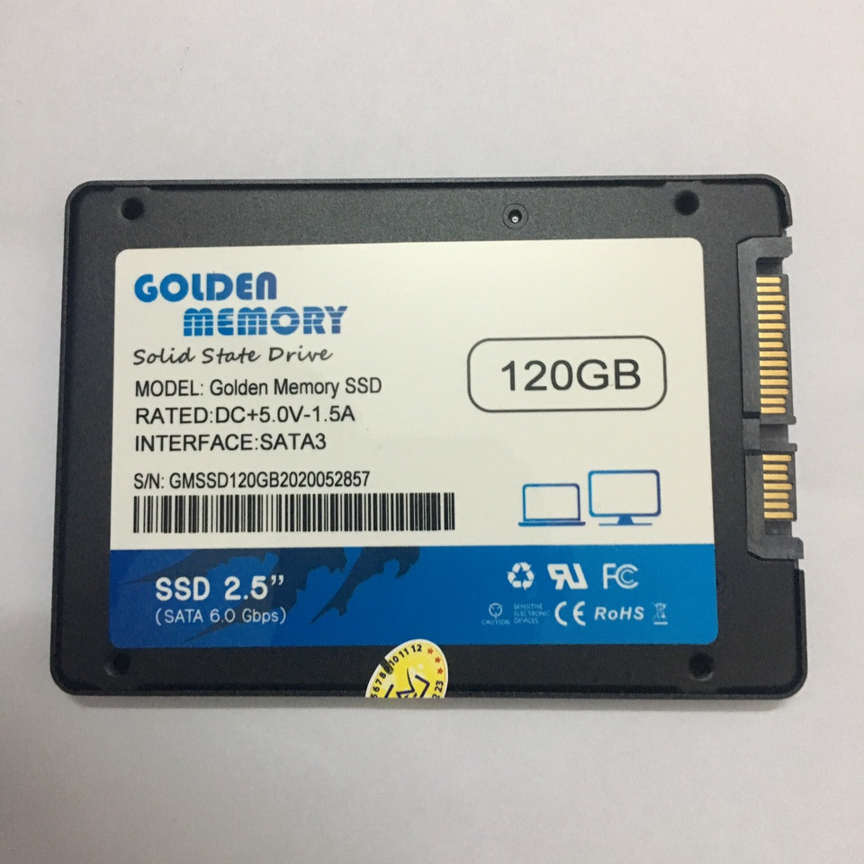 Ổ cứng SSD Golden Memory 120G SATA III 2.5 inch - Hàng Nhập Khẩu