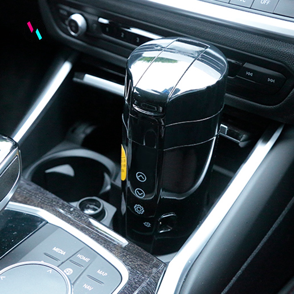 (LOẠI TỐT) Bình nấu nước nóng trên ô tô xe hơi 12v-24v cảm ứng có chỉnh nhiệt độ , phụ kiện oto