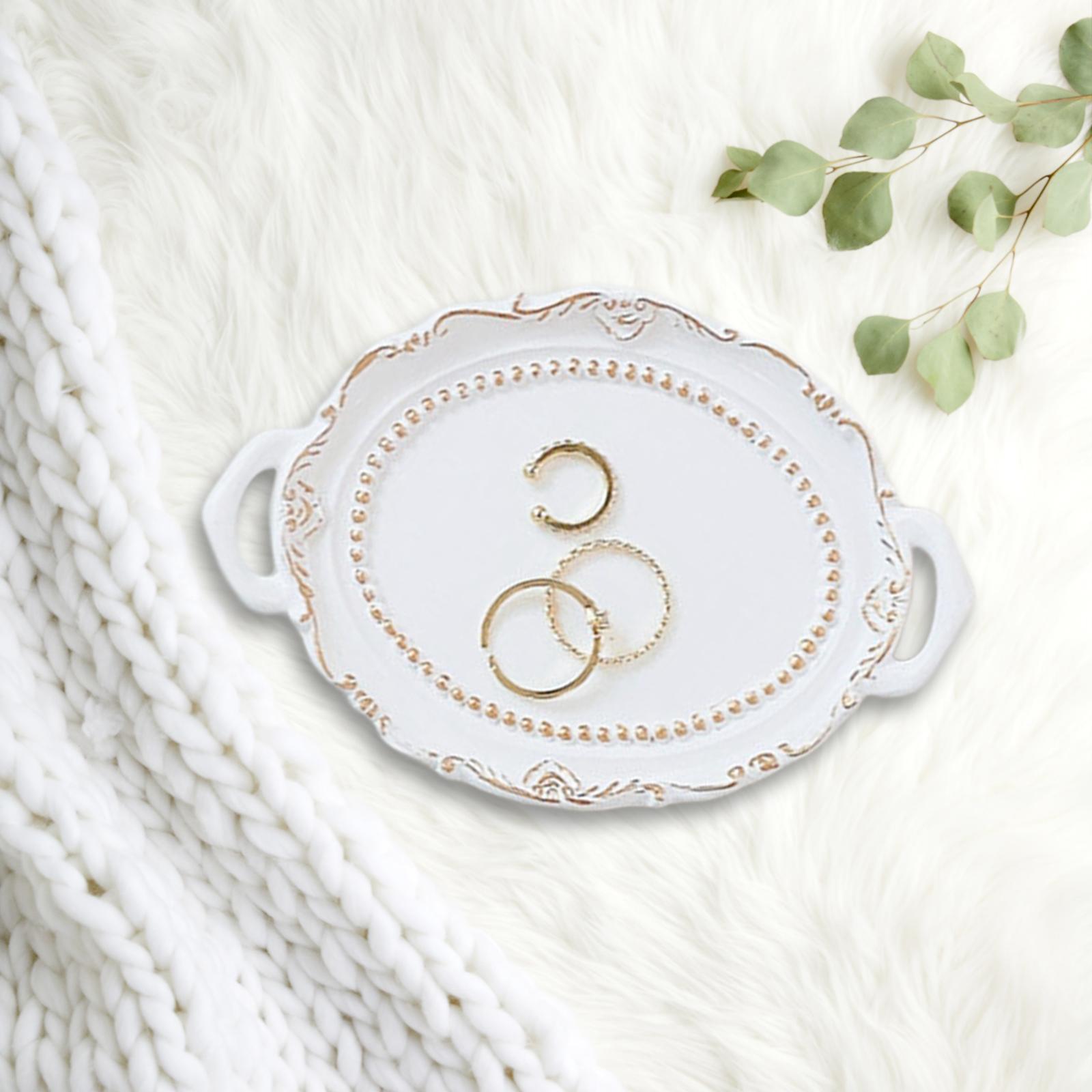 Makeup Perfume Organizer Vanity Trays Coffee Table Trays Ornament Cosmetic Trays Decorative Trays for Cabinet Countertops Desk Table Desktop