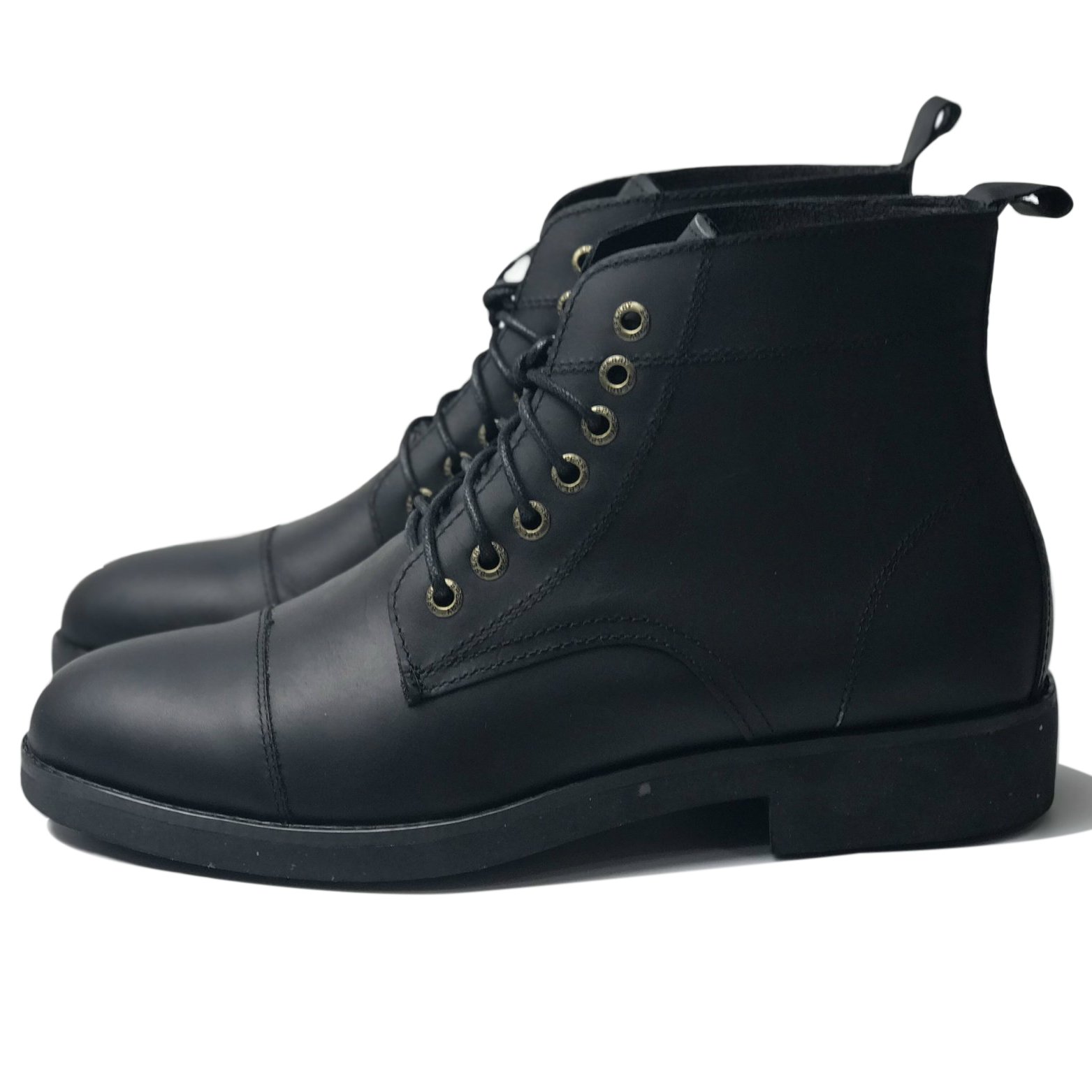 Giày cao cổ Vanguard Boots MAD Black nam da bò sáp ngựa điên cao cấp chất lượng tốt giá rẻ tại hà nội