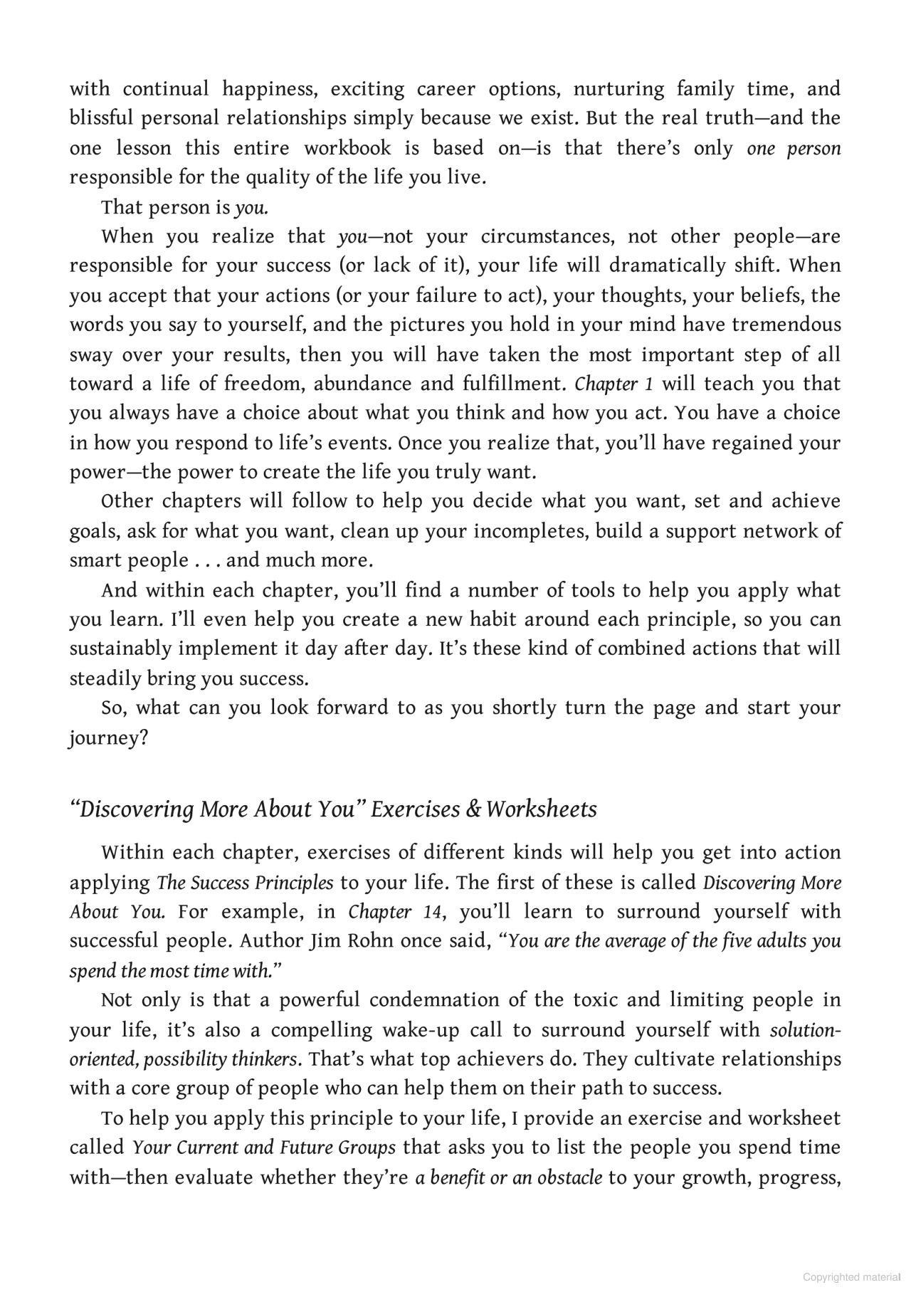Sách ngoại văn: The Success Principles Workbook