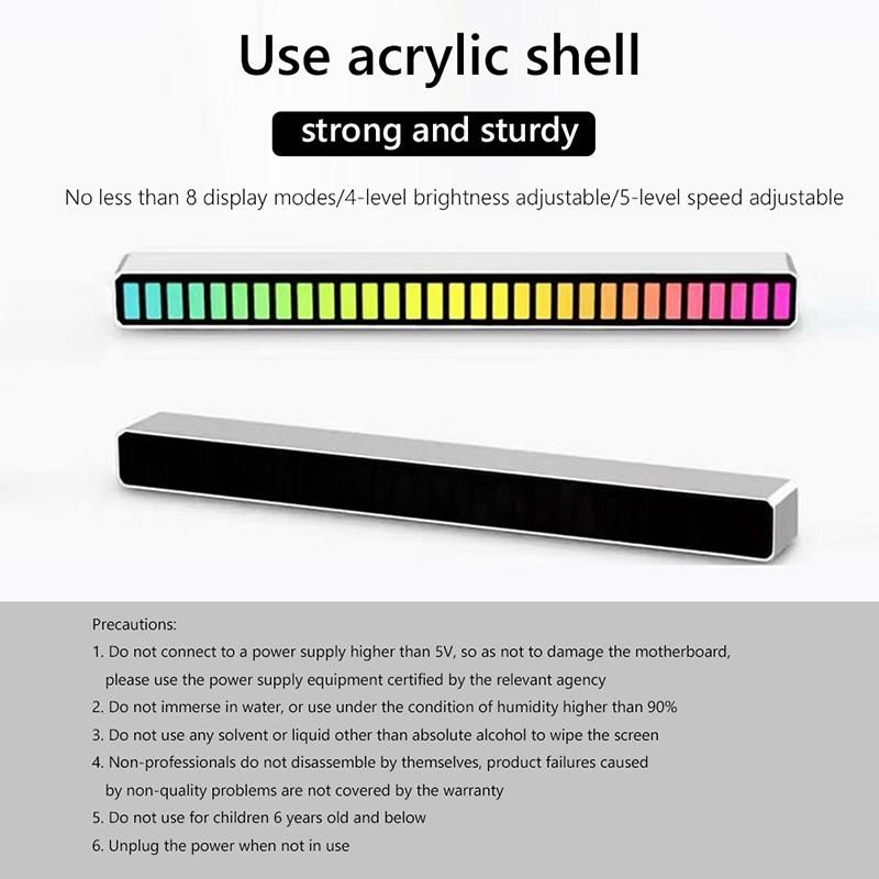 Đèn Led RGB ,Thanh Đèn Led RGB Cảm Ứng Nháy Theo Nhạc, Sạc USB