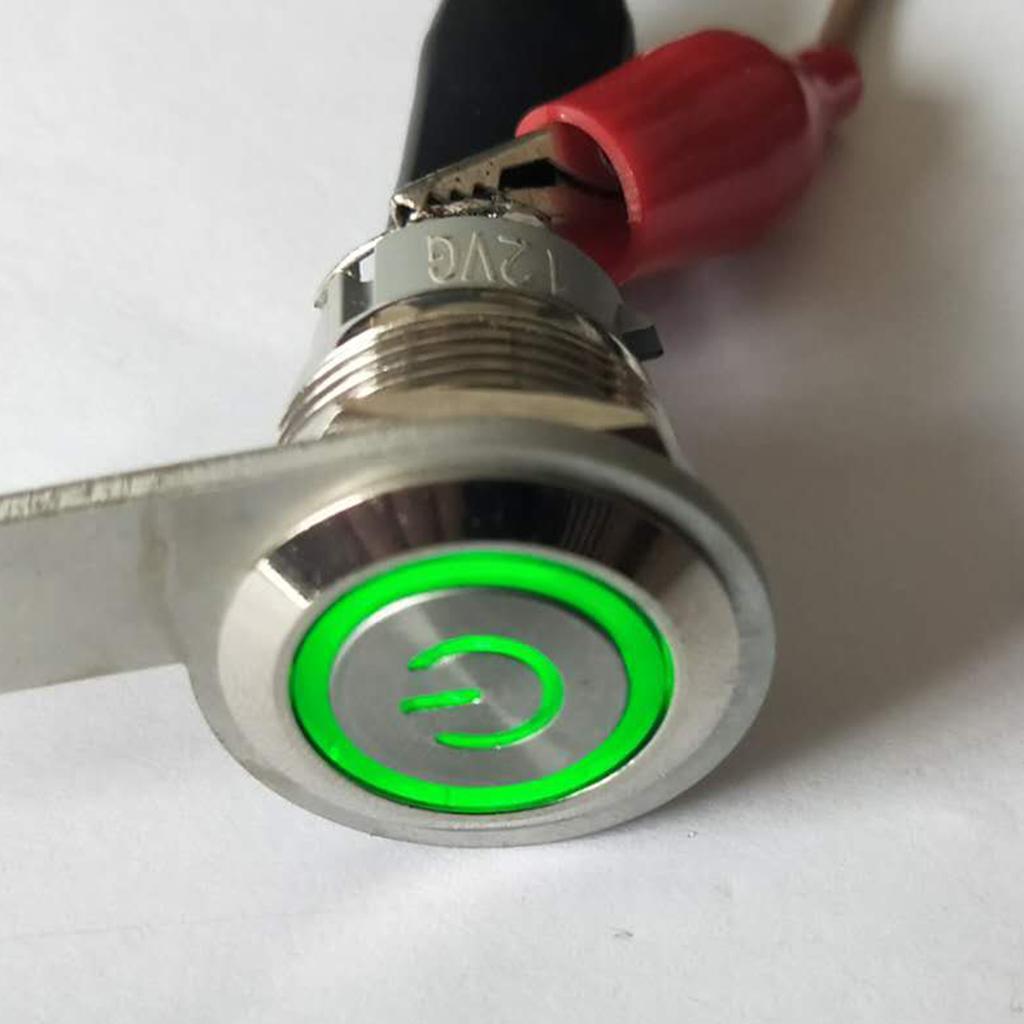 3pcs Motorcycle 12V LED Handlebar Headlight Foglight Switch Push Button