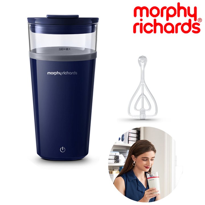 Bình khuấy đồ uống tự động cao cấp Morphy Richards MR9000, dung tích 300ml, công suất 1.5W, dễ dàng vệ sịnh, sử dụng- Hàng chính hãng