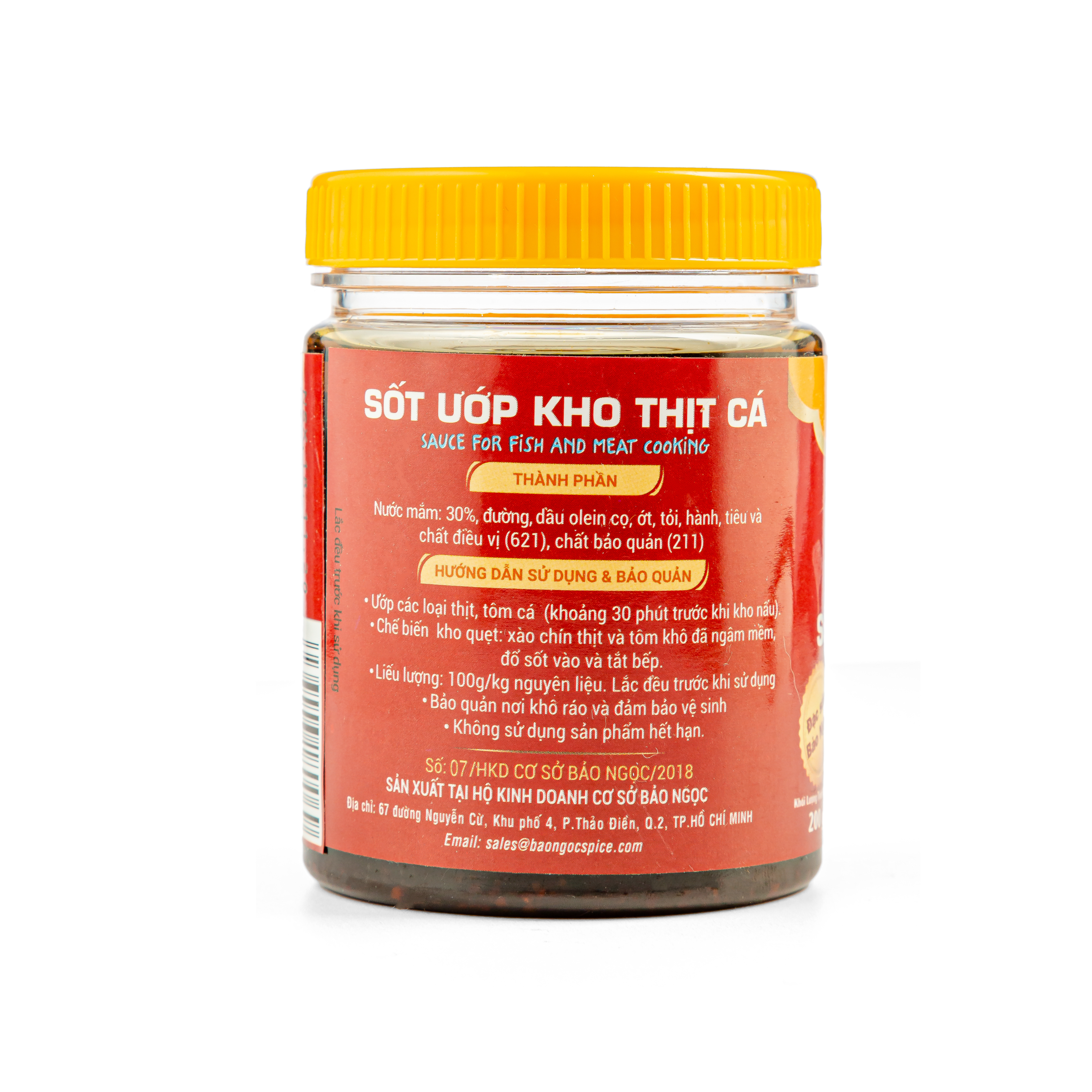 Sốt Ướp Kho Thịt Cá Hộp 200g